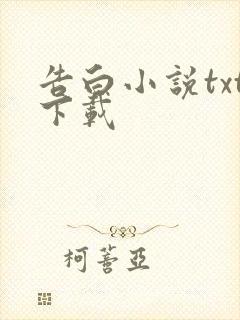 告白小说txt下载