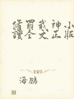 修罗武神小说阅读全文正版