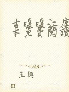 古暖暖江尘御全本免费阅读笔趣阁封面