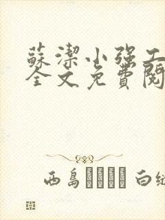 苏洁小强工地情全文免费阅读