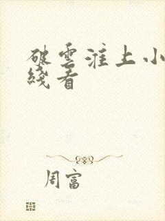 破云淮上小说在线看