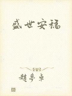 盛世安稳封面