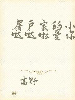 屠户家的小娇花哒哒啦爱你封面