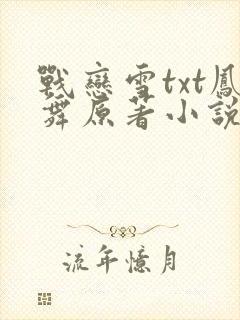 战恋雪txt凤舞原著小说