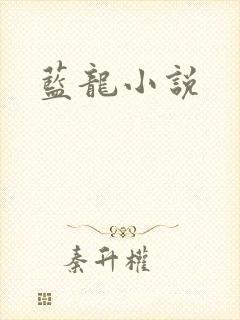 蓝龙小说封面