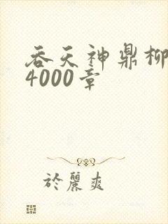 吞天神鼎柳无邪4000章