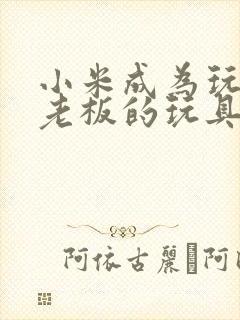 小米成为玩具店老板的玩具封面