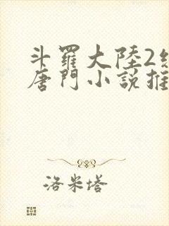 斗罗大陆2绝世唐门小说推荐