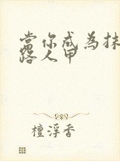 当你成为抹布文路人甲