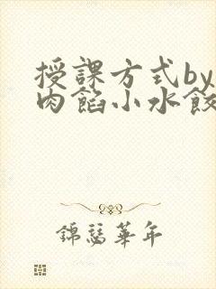 授课方式by 肉馅小水饺