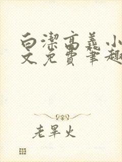 白洁高义小说全文免费笔趣阁阅读高封面