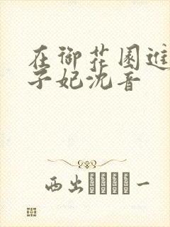 在御花园进入太子妃沈音