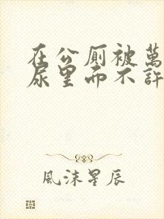 在公厕被万人C尿里面不许漏出来