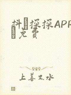 抖抈探探APP汅免费封面