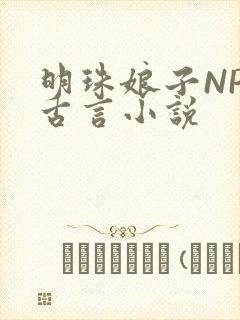 明珠娘子NPC古言小说封面