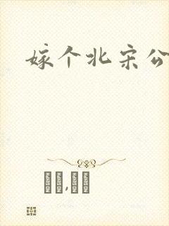 嫁个北宋公务员封面