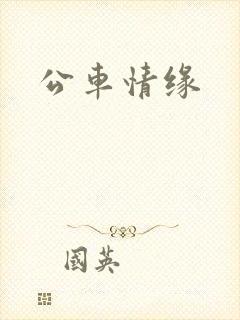 公车情缘封面