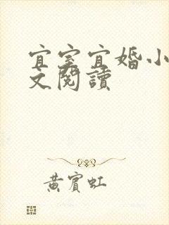 宜室宜婚小说全文阅读封面