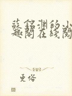 苏铭渊的小说笔趣阁在线阅读封面