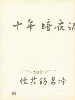 十年 暗夜流光