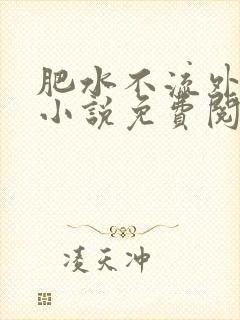肥水不流外人田小说免费阅读封面
