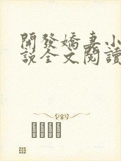 开发娇妻小楠小说全文阅读最新章节