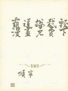 霸道总裁轻轻爱漫画免费下拉式六漫画免费封面