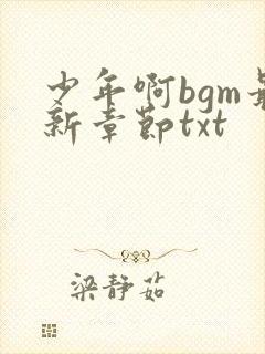 少年啊bgm最新章节txt