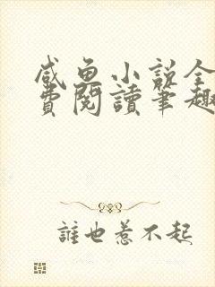 咸鱼小说全文免费阅读笔趣阁封面