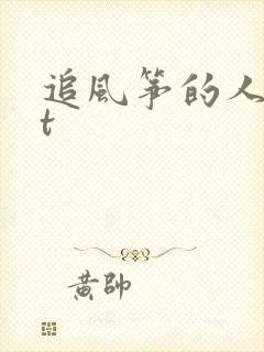 追风筝的人txt封面