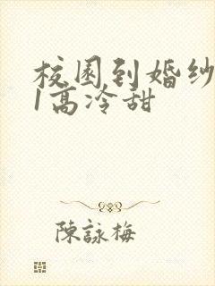 校园到婚纱1V1高冷甜