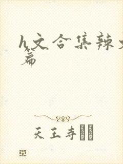 h文合集辣文短篇