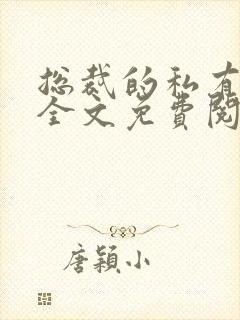 总裁的私有宝贝全文免费阅读