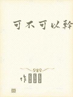 可不可以干湿你