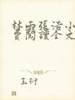 林雨张浩小说免费阅读全文最新章节