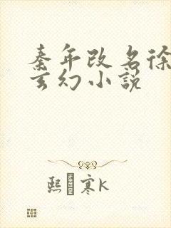 秦年改名徐年的玄幻小说封面