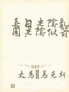 长日光阴乱作一团光阴似箭时渺封面