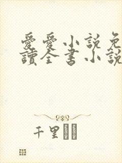 爱爱小说免费阅读全书小说乡村