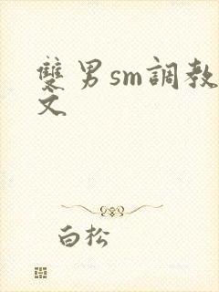双男sm调教h文