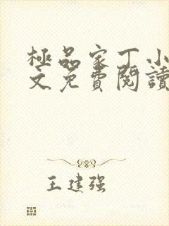 极品家丁小说全文免费阅读