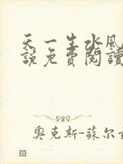 天一生水风流小说免费阅读封面