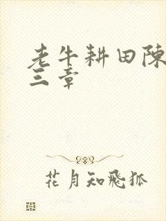 老牛耕田陈雪第三章