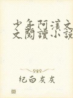 少年阿滨文全全文阅读小说封面