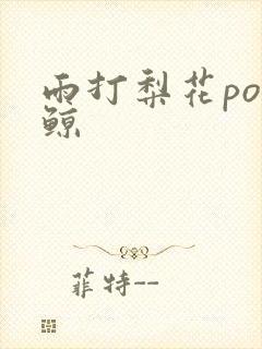 雨打梨花po问鲸