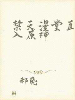 禁天漫堂直接进入原神封面