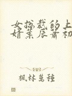 女总裁的上门女婿叶辰萧初然