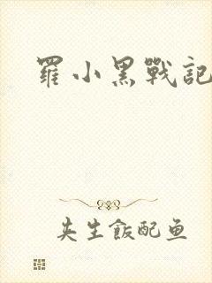 罗小黑战记小说