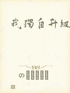 我独自升级漫画封面