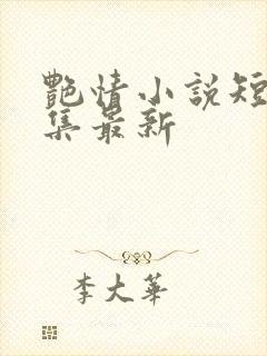 艳情小说短篇合集最新