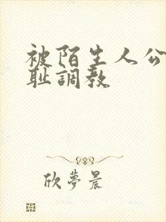 被陌生人公开羞耻调教封面